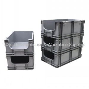 Heavy Duty Stacking Euro Box 50cm 16 Litre Open Front